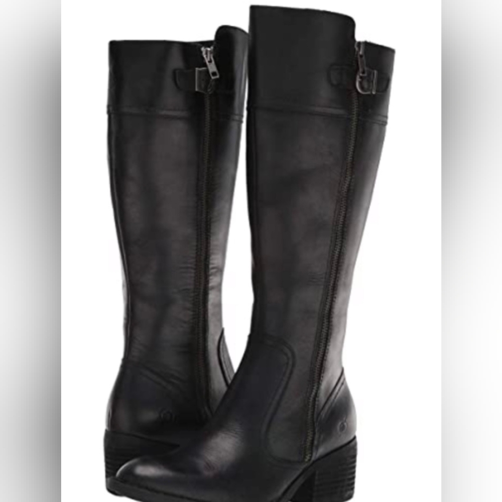 Born Black Over the Knee Boots